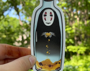 No Face Vinyl Sticker