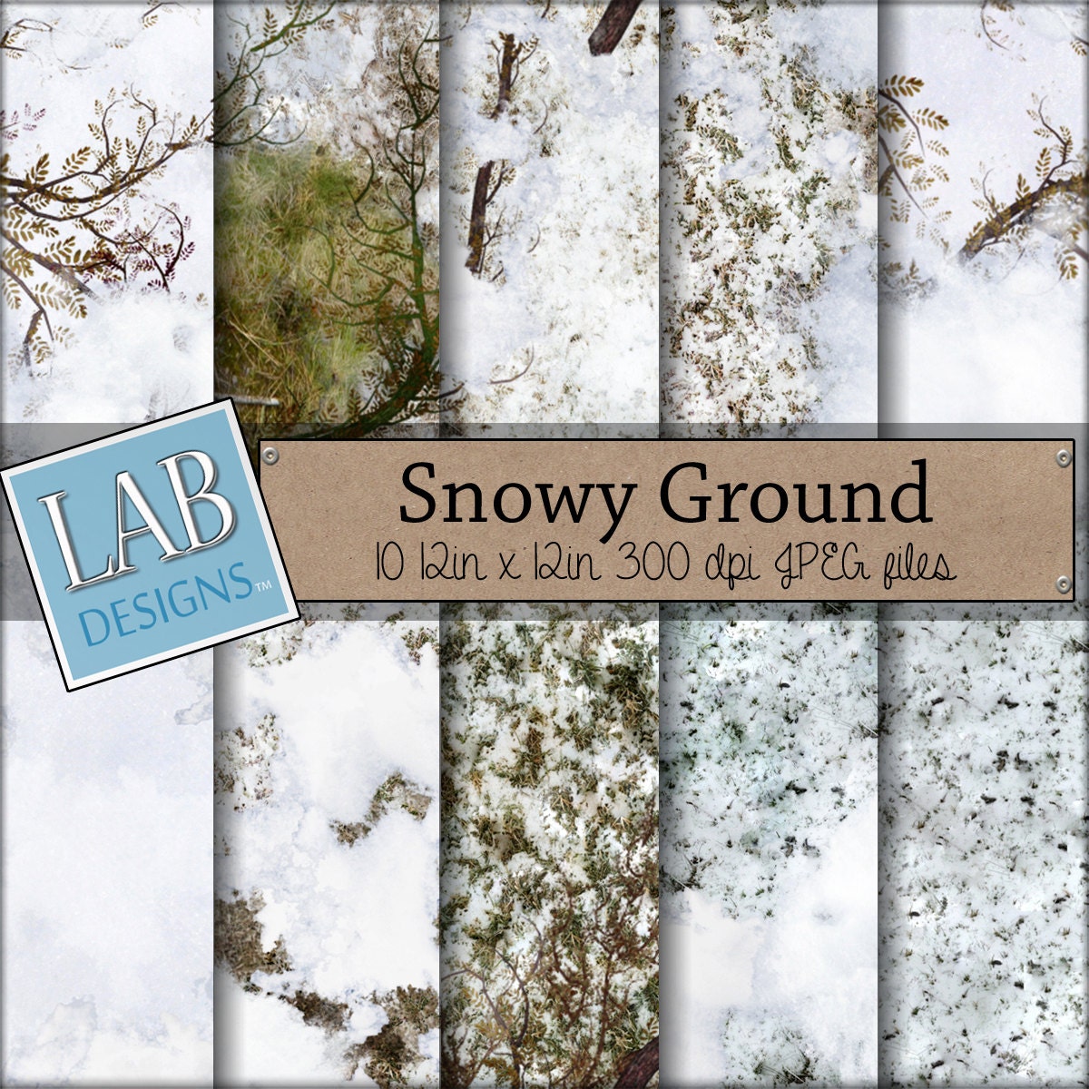 Winter Scrapbook Paper Digital Download Scrapbook Paper | Etsy