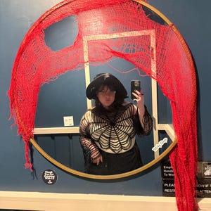 Handmade Crochet Spider Web Top | Halloween Costume