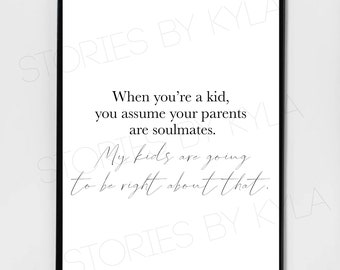 The Office Pam Beesly Soulmates Quote - Digital Download