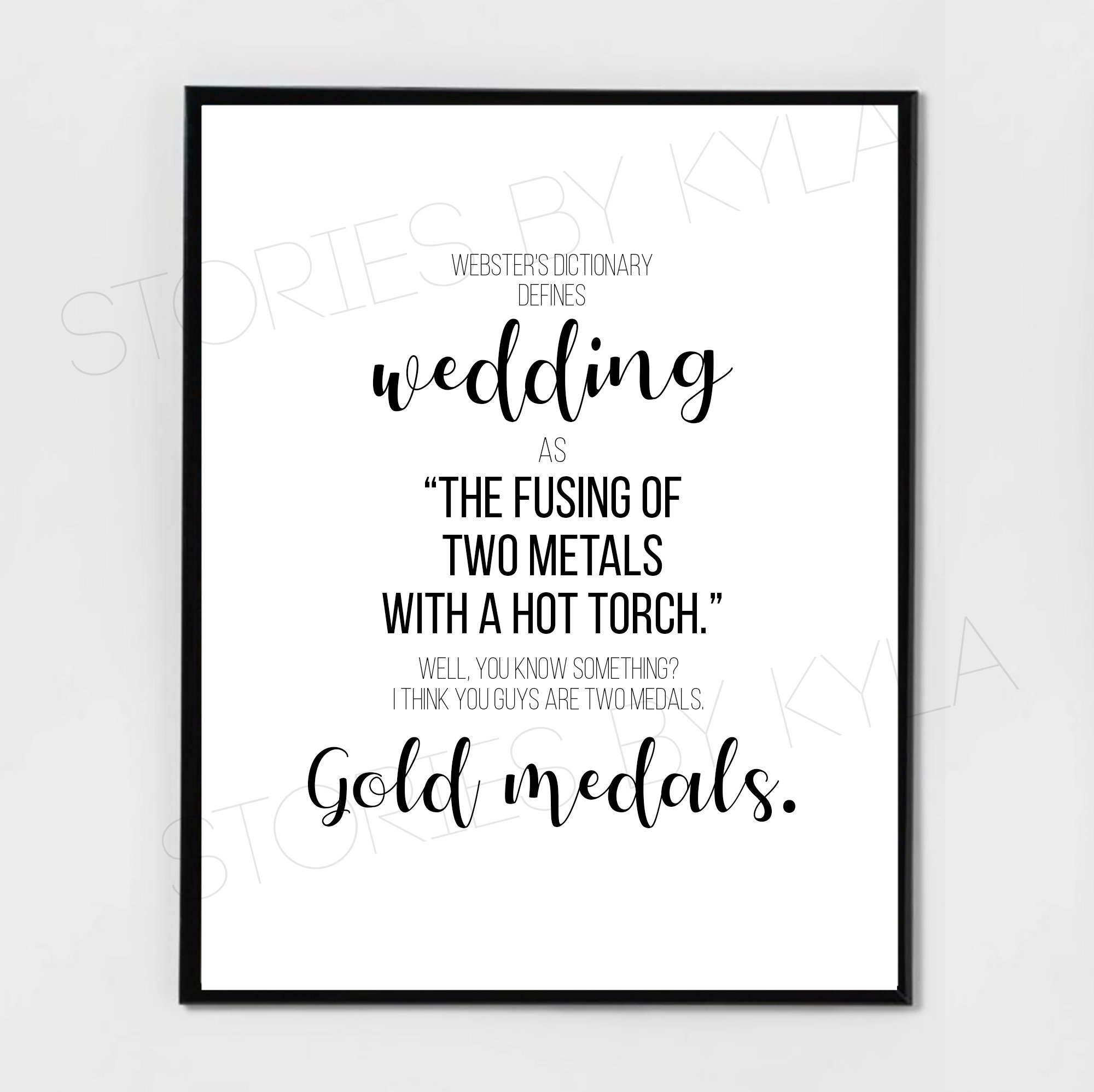The Office Michael Scott Wedding Quote Digital Download Etsy
