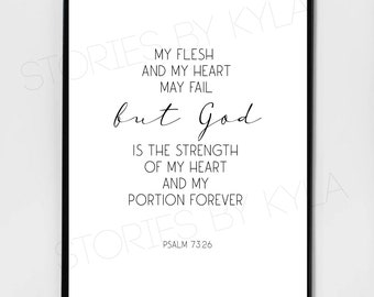 Psalm 73:26 - Digital Download