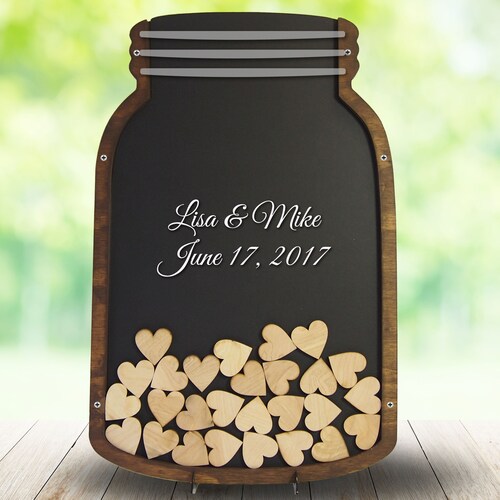 Guest Book Drop Box Frame Wedding Guest Book Alternative Etsy