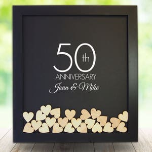 50th anniversary gifts for parents, 50th anniversary gifts for couples, 25th anniversary, guest book