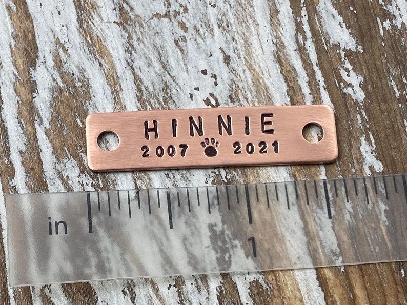 Personalized Name Plate for Pet Cremation Box Rustic Hand Etsy