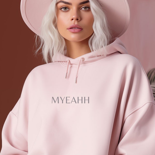 MYEAHH Simple Statement Hoodie for  Her, Gift Exchange, Bestie Gift, Chic Trendy Funny Hoodie, MmYa, Keeping Up With KUWTK