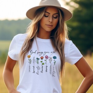 God Thinks You Are...Shirt, Spring Tee, Christian Shirt, Affirmation T Shirt, God Lover Shirt,  Church Shirt, Religious Shirt, Christian Tee