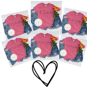 Bachelorette Party Shirts: Bride & Bride&#39;s Babes Matching Tees