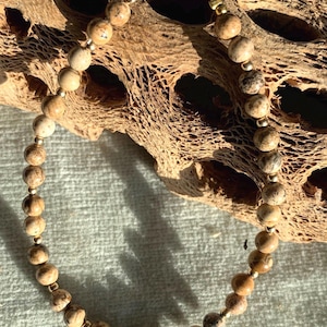 Picture jasper bracelets, 4 different patterns, with freshwater pearls, 4mm rounds, 4mm and 6mm, and 4mm with tigereye, 12k gold  filled
