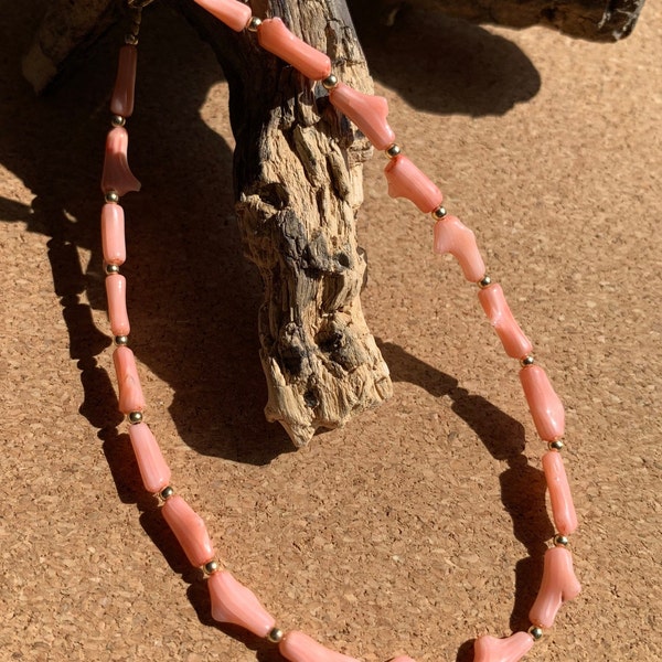 Coral Ankle bracelet, flat cut  coral, peachy orange color, 12k goldfilled accent  beads and clasp.  In stock, 9 1/2, 10, 11 one each size