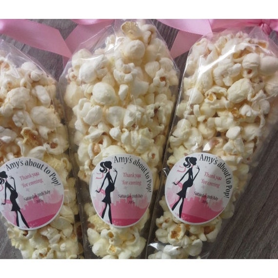 popcorn cones baby shower