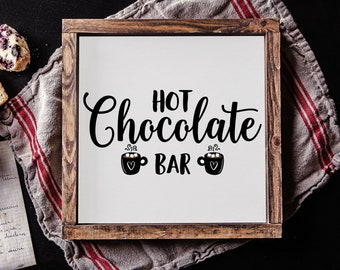 12x12 Hot Chocolate Bar Vinyl Stencil ONLY