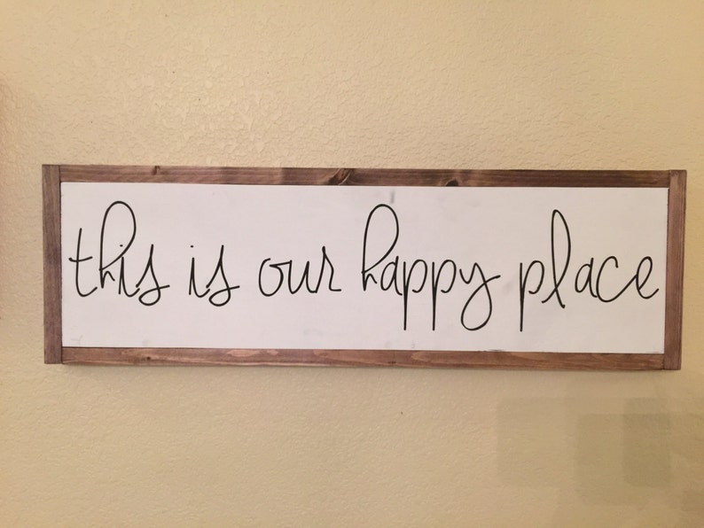 This is Our Happy Place STENCIL ONLY Etsy