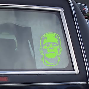 Frankenstein Vinyl Decal Sticker | Goth | Spooky | Kawaii | Pastel Goth | Car Decal | Goth Accessories | Halloween | The Munsters