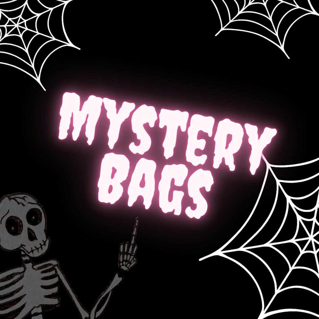 Spooky Goth Halloween Mystery Bag Box - Etsy