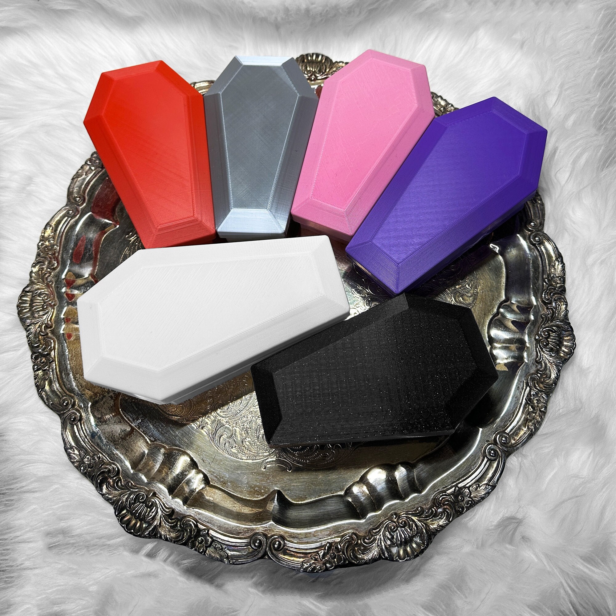 Coffin Sunglass Eyeglass Case | Eyewear Holder | Glasses Case | Goth Gift | Goth Summer | Coffin Box | 3D Printed