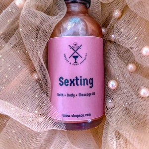 Sexting Bath, Body, and Massage Oil