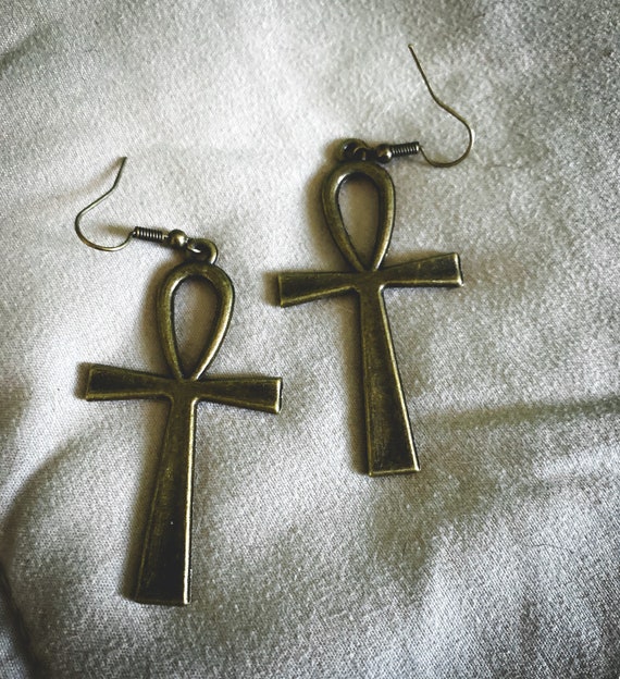 Ankh Earrings