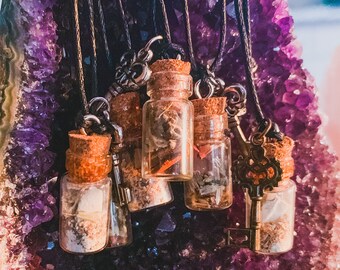 Witch Bottle Necklaces