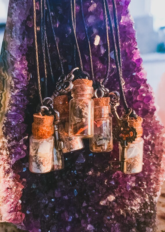 Witch Bottle Necklaces