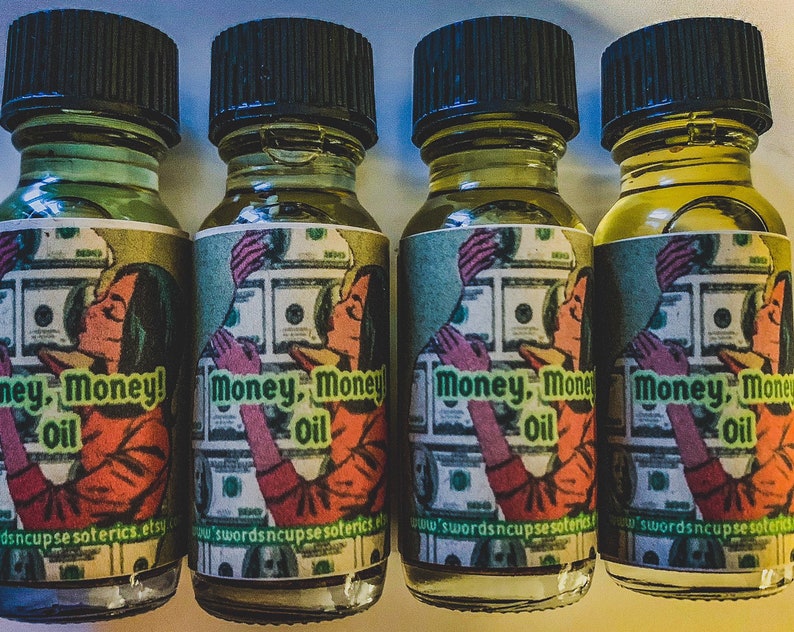 Money Drawing Oil Money Money Oil Abundance Oil Spell Oil Hoodoo Oil - 
