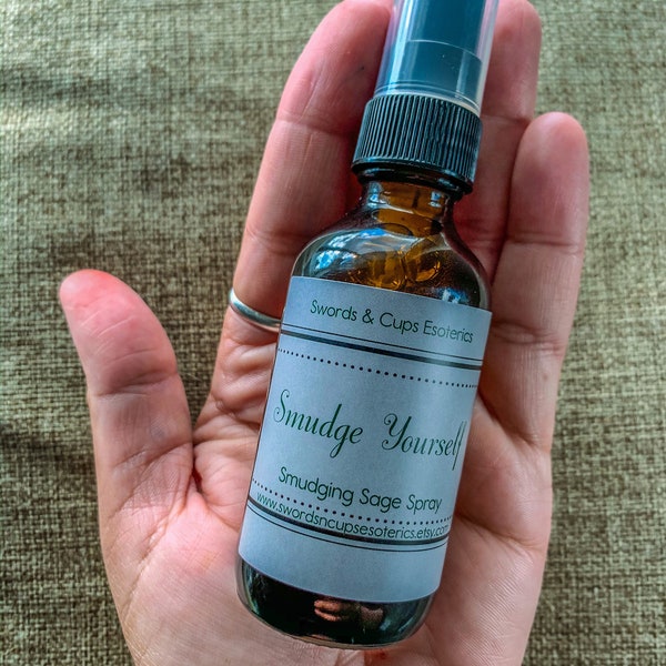 Smudge Yourself Smudging Sage Spray