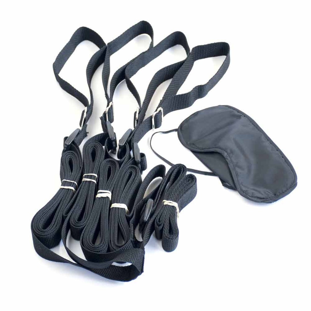 Bed Restraint Kit One Piece Set - for the Bed and Bondage Gear - With ...