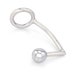 Stainless Steel Anal Hitch, Cock Ring for Anal Play and Stimulation - BDSM Anal Hook, Bondage Cock Ring