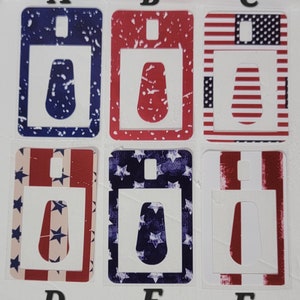Tandem Tslim and Dexcom Stickers. Americana/Patriot