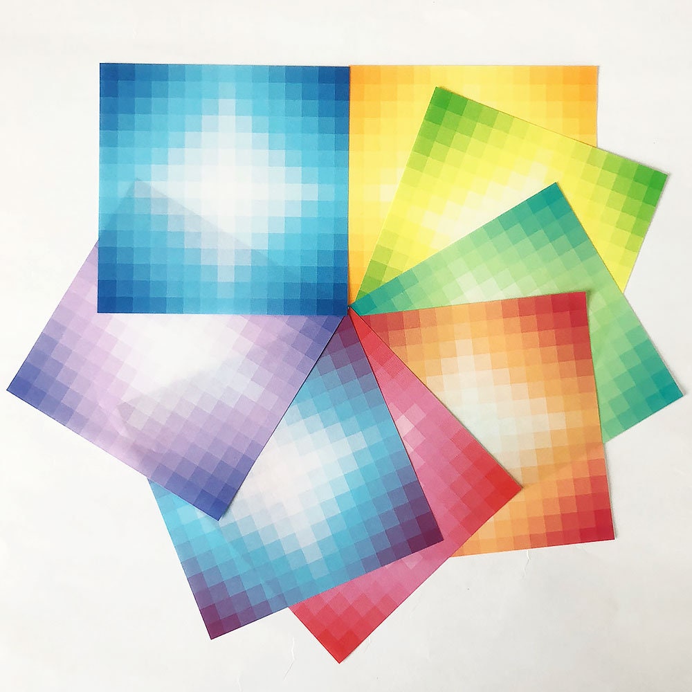 1000羽の3インチ折り紙鶴、虹色の千羽鶴、結婚式の装飾用の折り鶴、1