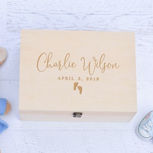 personalized memory box for baby