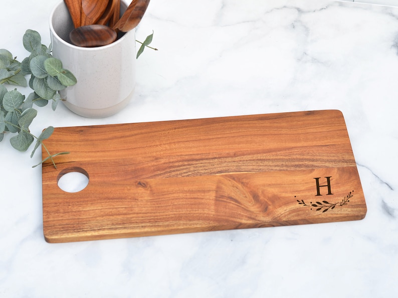 Charcuterie Board, Cheese Board, Serving Plank, Anniversary Gift, Wedding Gift, Housewarming Gift, Serving Board, Couples Gift, New Home image 8