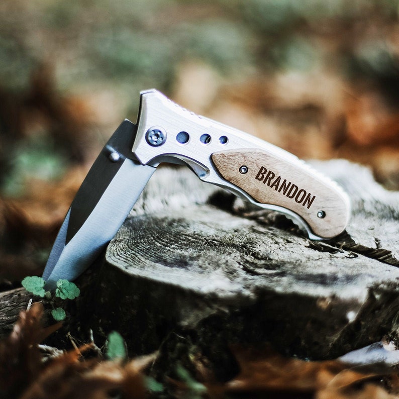Engraved Pocket Knife Gift for Husband Groomsmen Gift Etsy