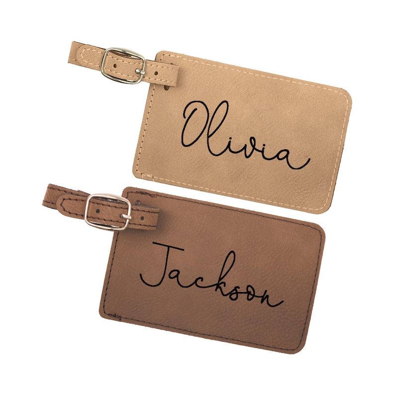 Personalized Luggage Tag Custom Luggage Tag Wedding Gift Etsy