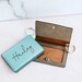 Personalized Keychain Wallet, Custom ID Holder, Leather Wallet, Gift For Daughter 
