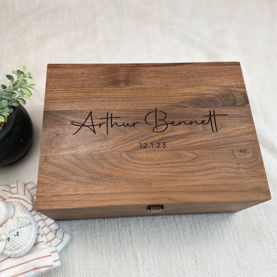 Baby Keepsake Box, Memory Gift Box, Baby Shower Gift, Baby Keepsake