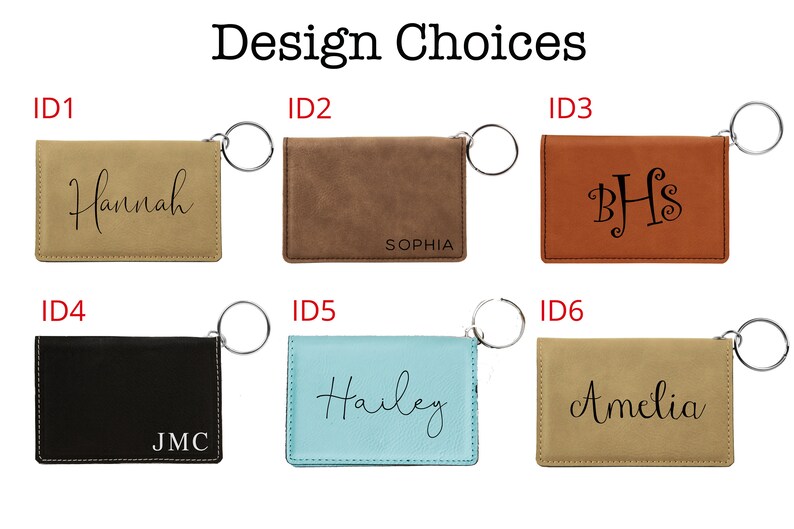 Wallet Keychain Lanyard Wallet Personalized Keychain Wallet Etsy Ireland