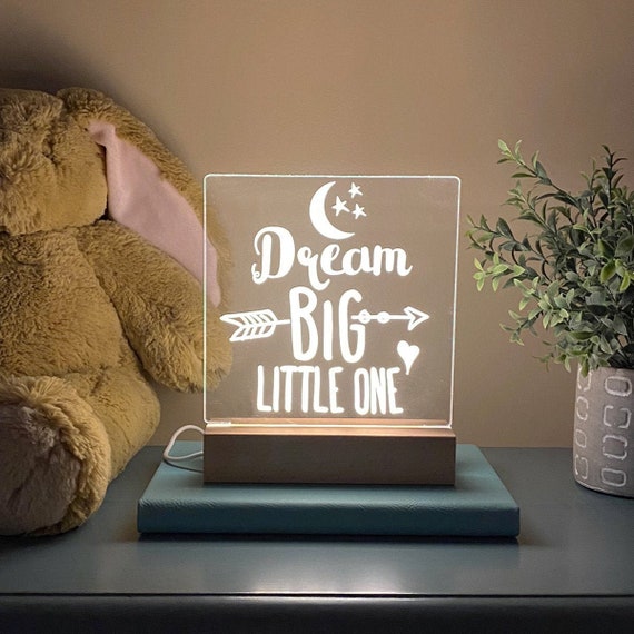 Dream Big Little One Night Light Nursery Night Light Night -