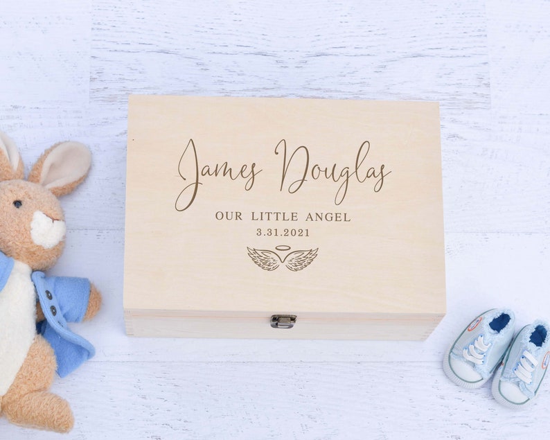 New Baby Memory Box Baby Keepsake Box Memory Gift Box Baby Etsy
