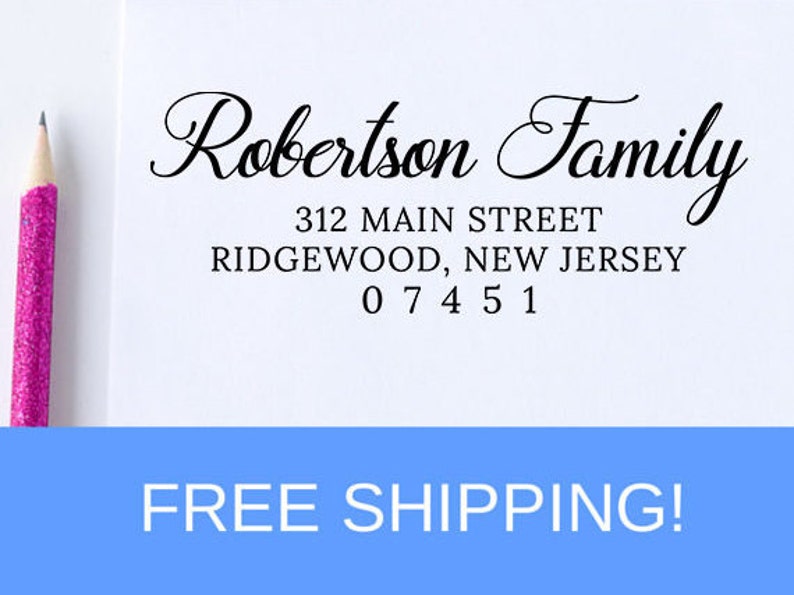 D242 Custom address stamp realtor gift housewarming gift mothers day gift Return Address Stamp wedding gift self inking stamp