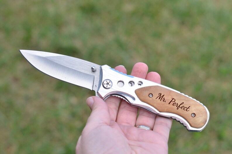 Engraved Pocket Knife Gift For Husband Groomsmen Gift Etsy