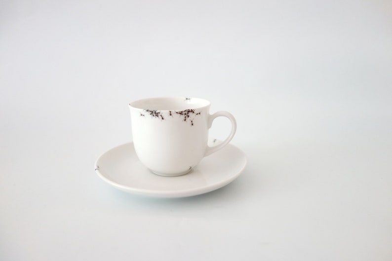 Chitins Gloss Coffee Cup Espresso Vintage Porcelain image 0