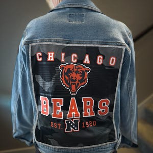 Chicago Bears NFL Custom Denim Jacket