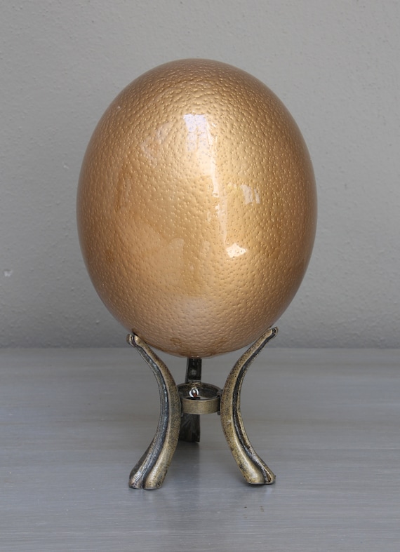 Espositore Per Uova Di Struzzo In Simil-legno, Base Stabile Con 5 Piedini, Supporto Da Scrivania Per Intaglio O Decorazione - 3