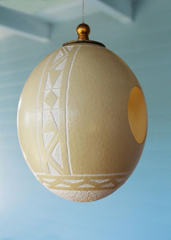 Ndbele Handcrafted Ostrich Eggshell Birdfeeder These Feeders Etsy