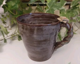 Handmade Moon Mug / Ceramic Coffee Cup / Witchy Pottery / Stoneware / Made to Order