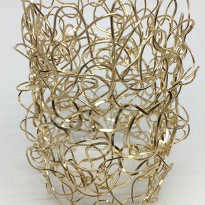 14k Gold Fill Wire Wrap Bracelet image 3