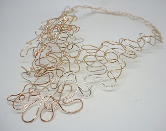 Multi Wire Wrap Necklace