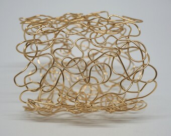 14k Gold Wire Wrap Bracelet