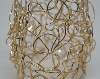 14k Gold Wire Wrap Bracelet